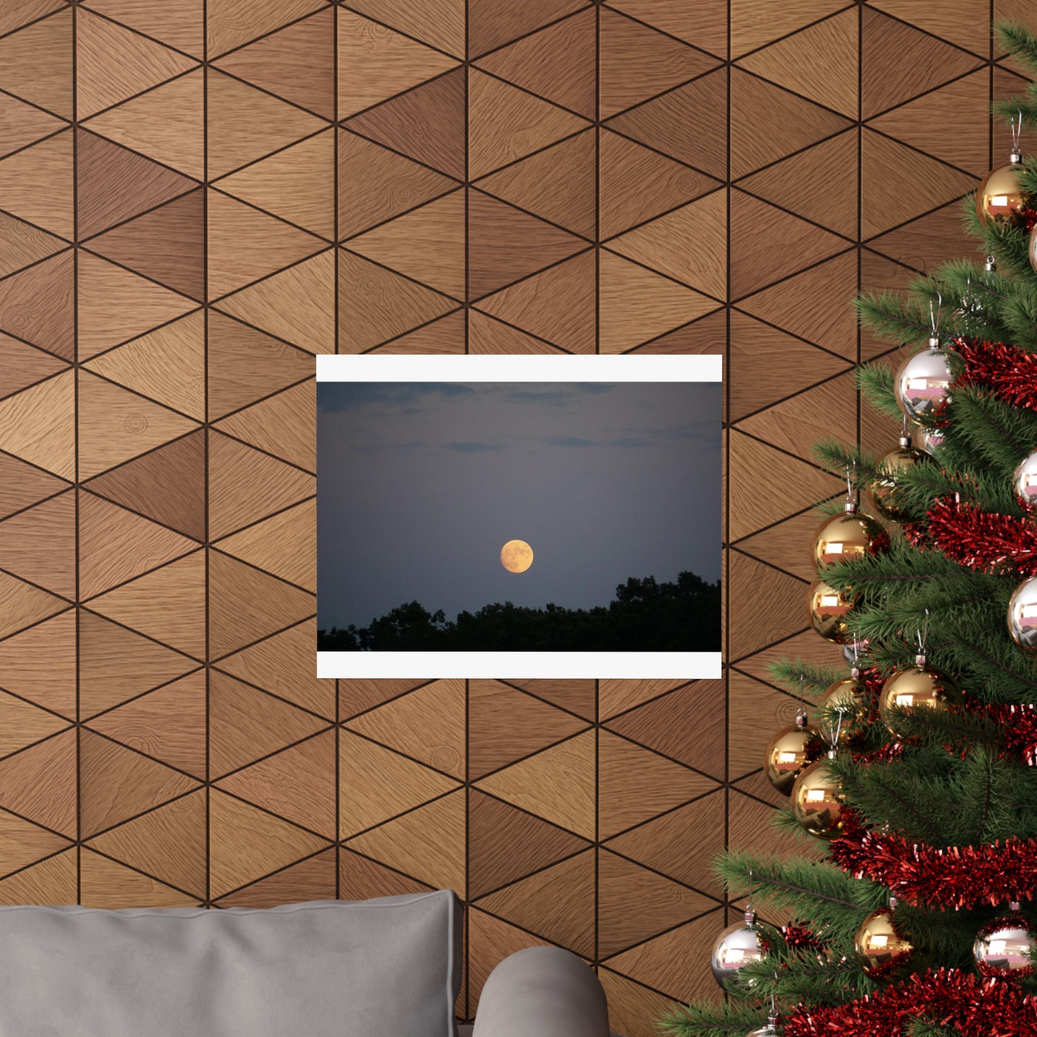 Light Gold Moon poster