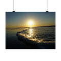 Soft Wave Sunrise poster
