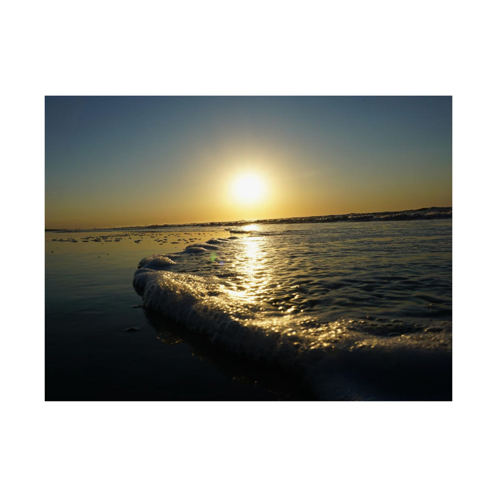 Soft Wave Sunrise poster