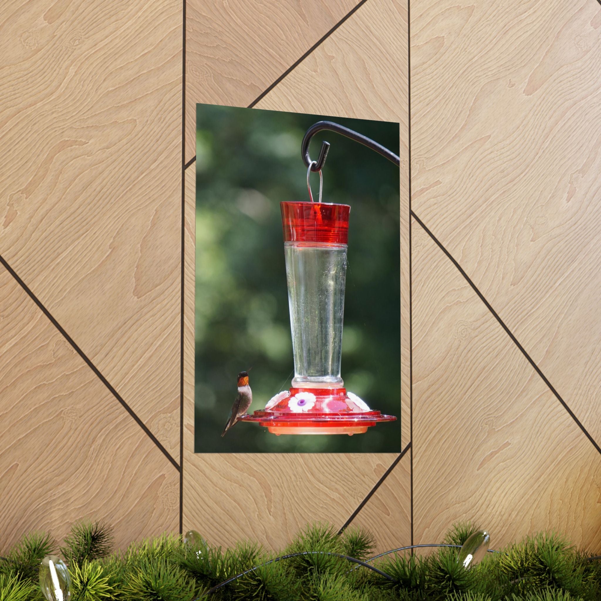 Heads Up Hummingbird poster