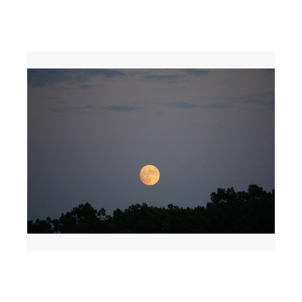 Light Gold Moon poster