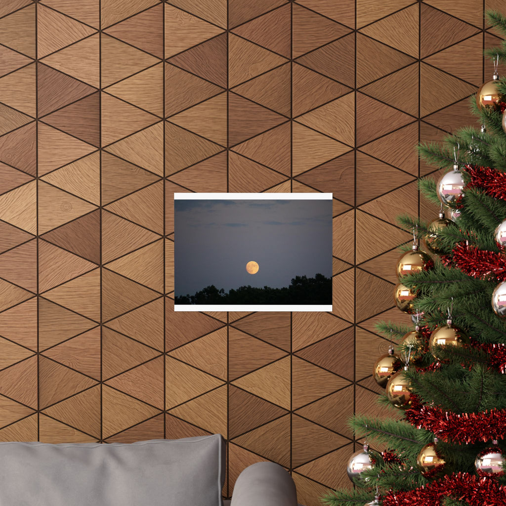 Light Gold Moon poster