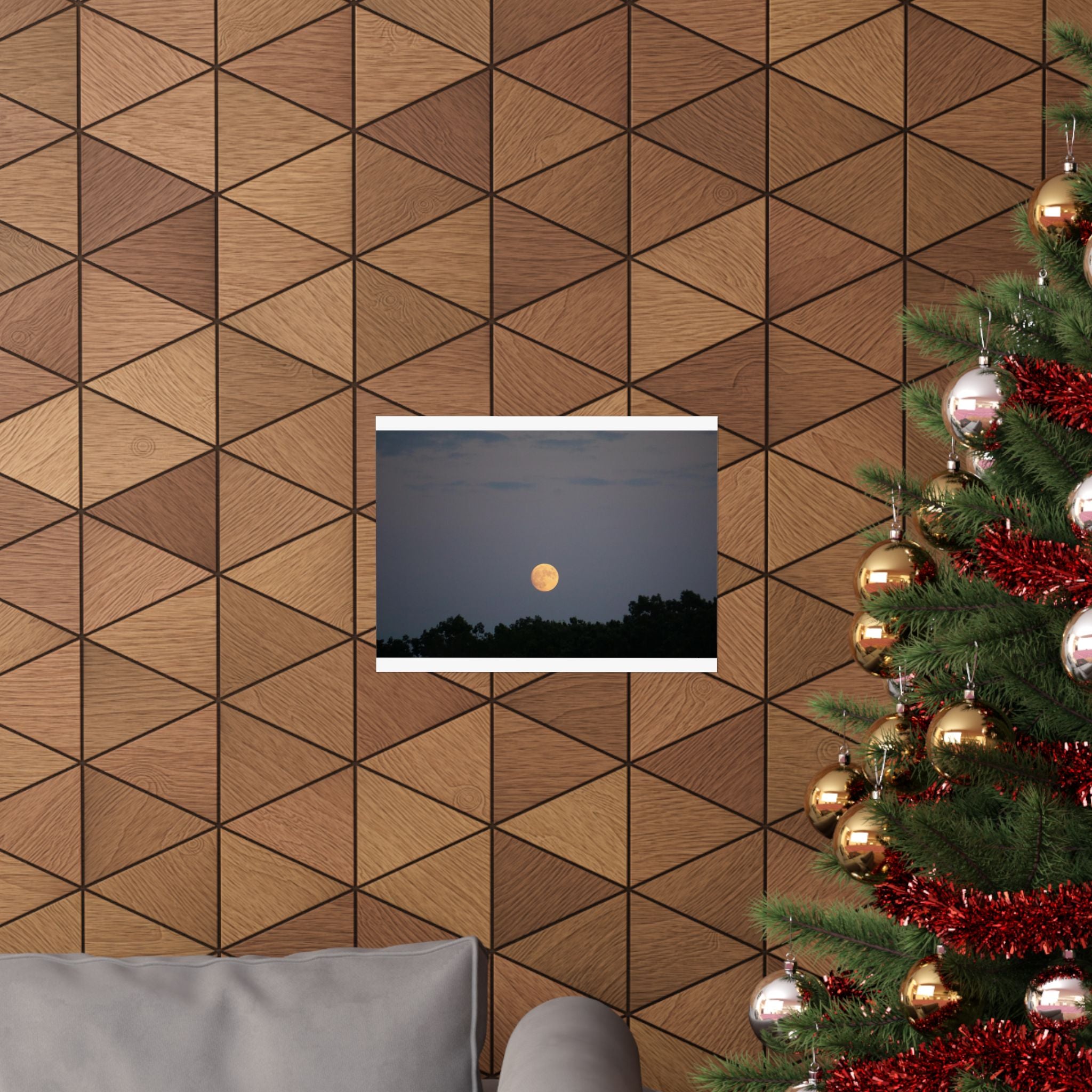 Light Gold Moon poster