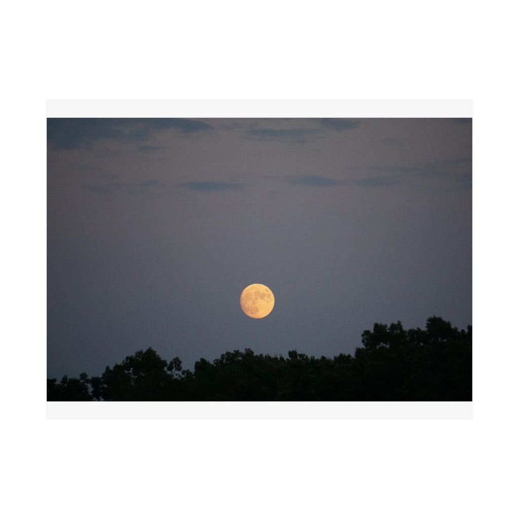 Light Gold Moon poster