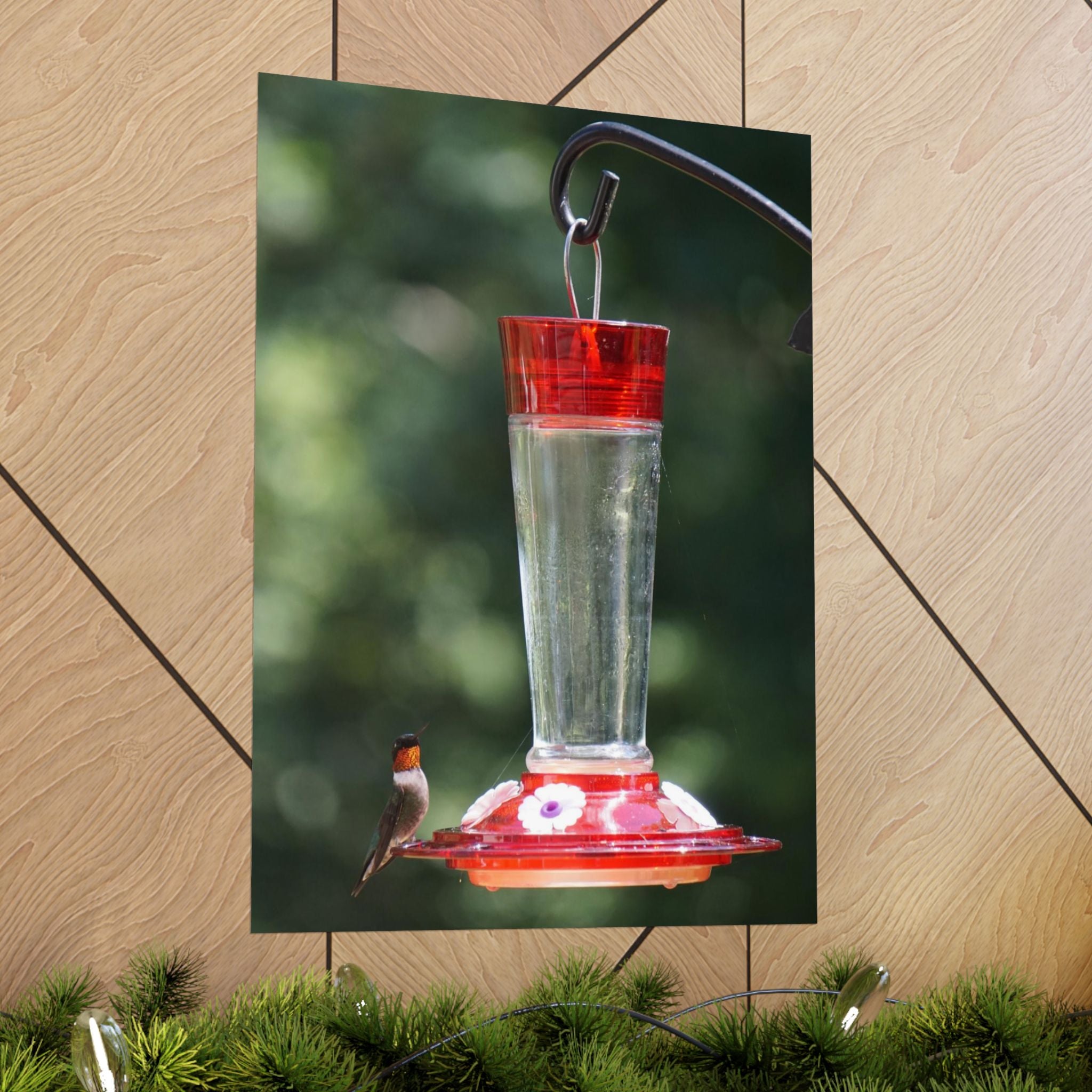 Heads Up Hummingbird poster