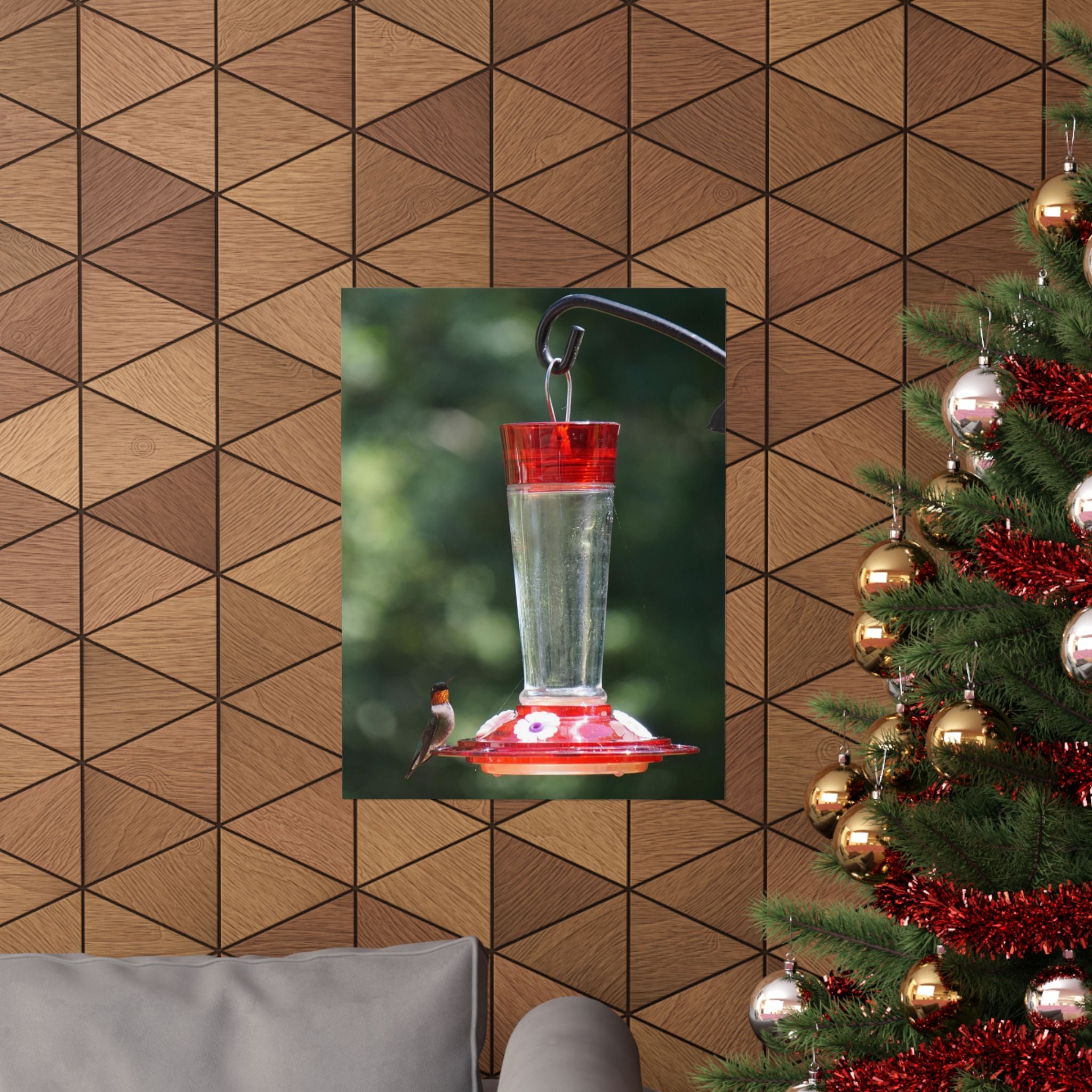 Heads Up Hummingbird poster