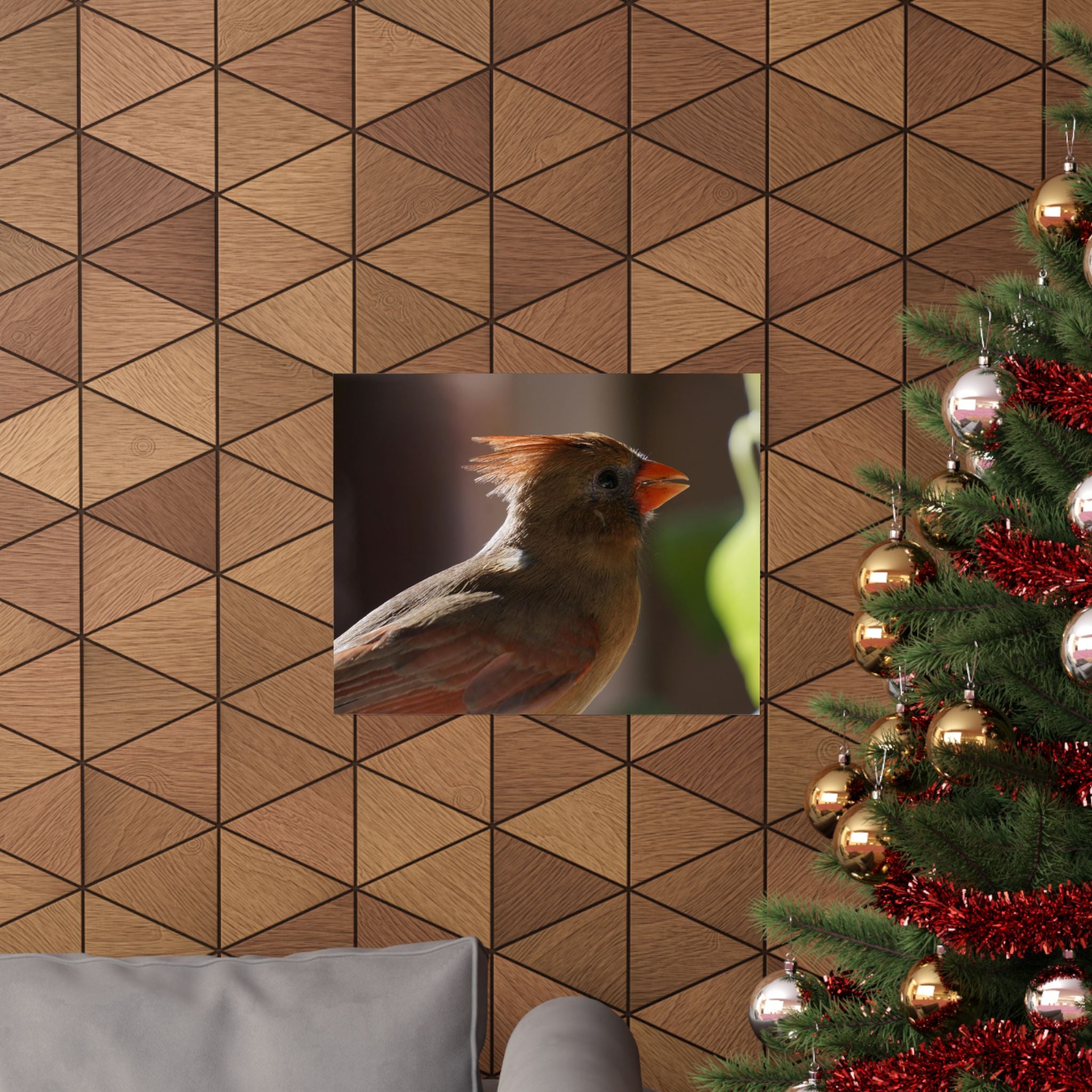 Profile Of A Cardinal poster