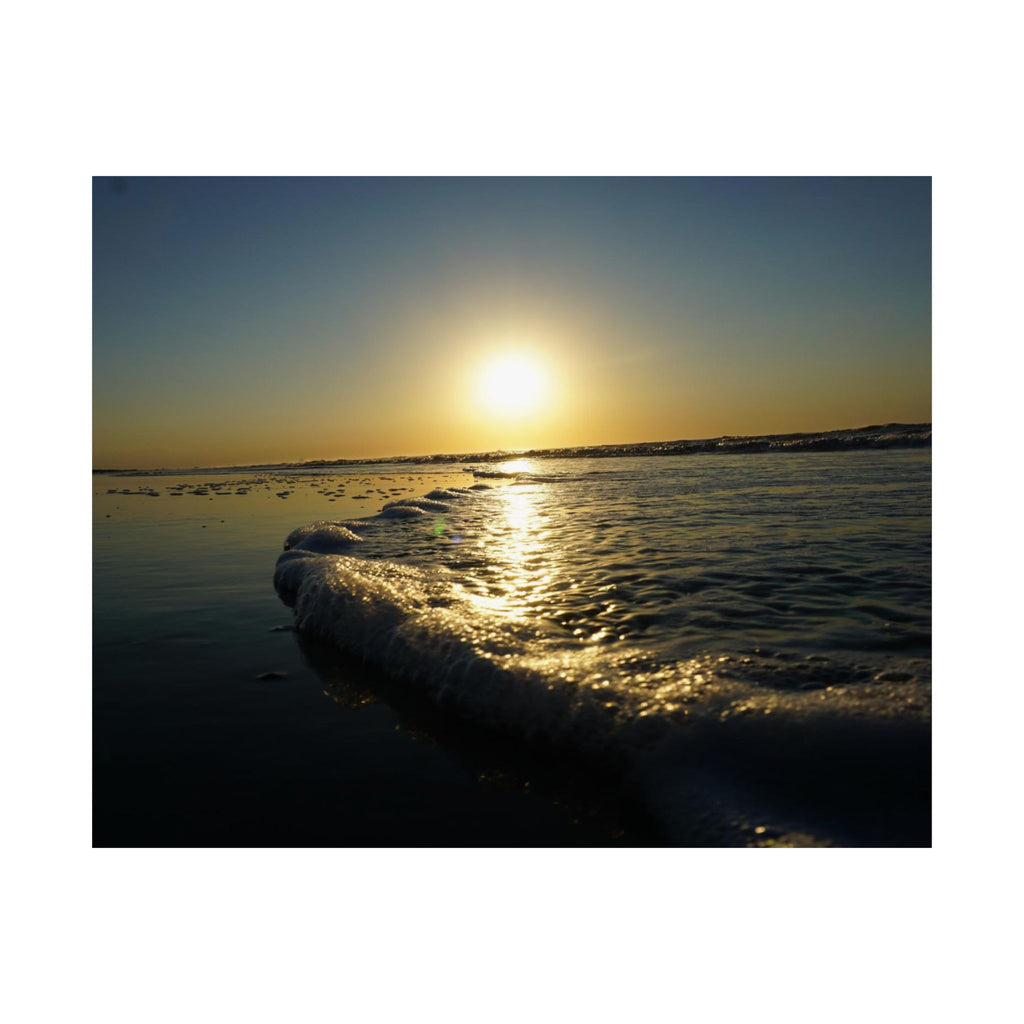 Soft Wave Sunrise poster